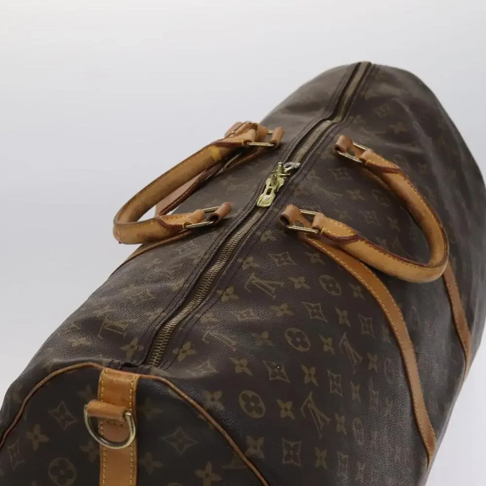 LOUIS VUITTON Monogram Keepall Bandouliere 60 Boston Bag M41412
